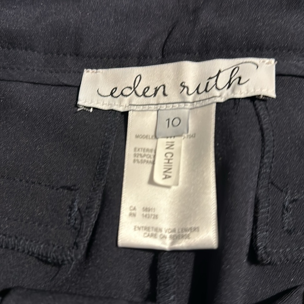 NWT navy slacks. Eden Ruth - Picture 5 of 6